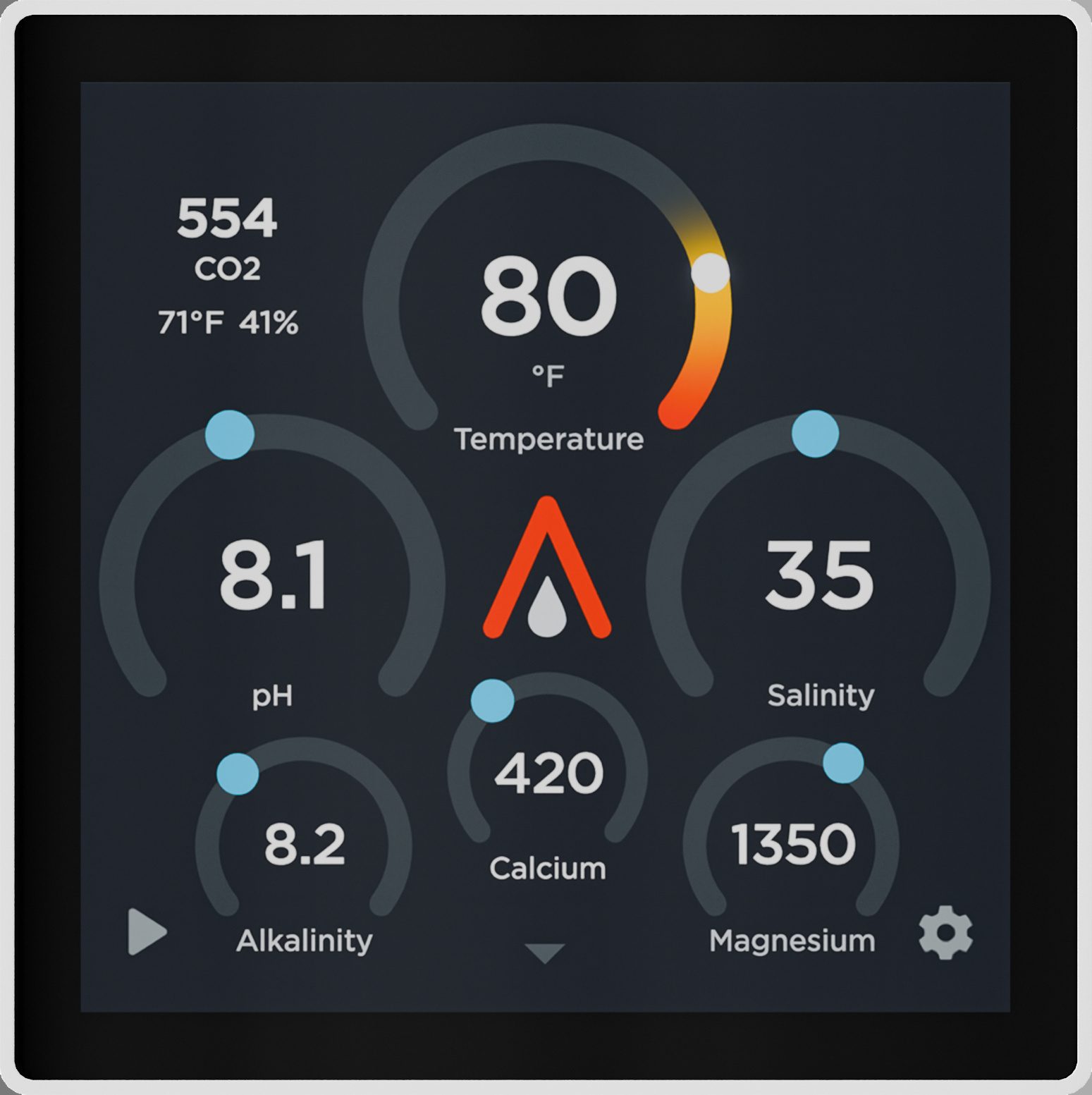 AvidAqua InSight touchscreen display